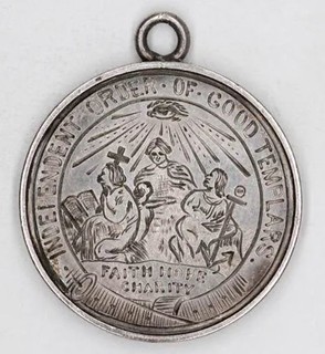 Freemason Templar Silver Medal obverse